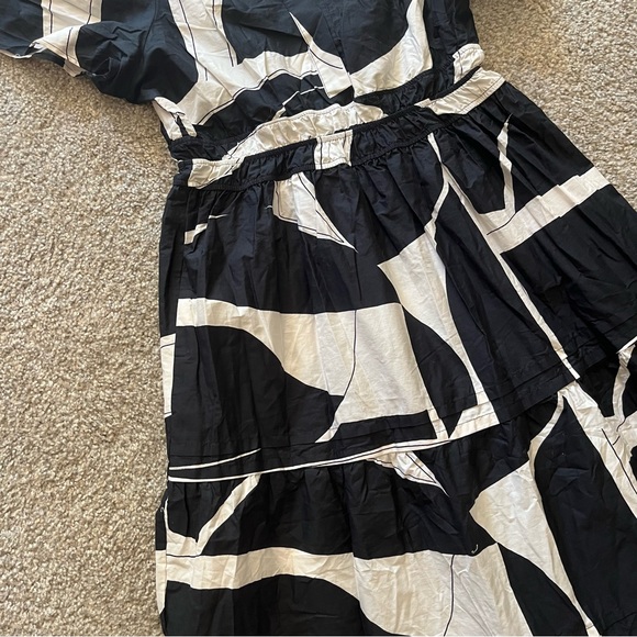 Anthropologie Black and White Maxi Dress - Picture 5 of 7